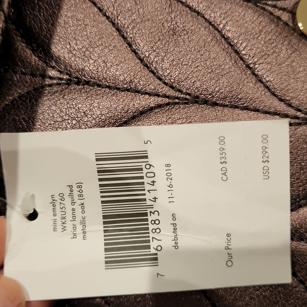 Mini Emelyn Kate Spade Bag Metallic Oak - Picture 6 of 6